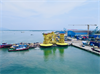 Provision of port service & seafastening Piling Template (total 2,100 tons) on Trung Nam S05 barge at Dong Xuyen Port
