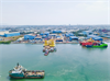 Provision of port service & seafastening Piling Template (total 2,100 tons) on Trung Nam S05 barge at Dong Xuyen Port