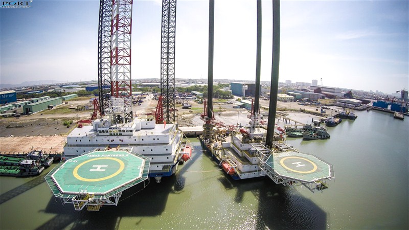 Cung cấp phương tiện, vật tư, thiết bị và dịch vụ cầu cảng phục vụ Liftboat H1018 và H1025 neo đậu & sửa chữa tại cảng Đông Xuyên - Hợp đồng số: DXP-Q-141
